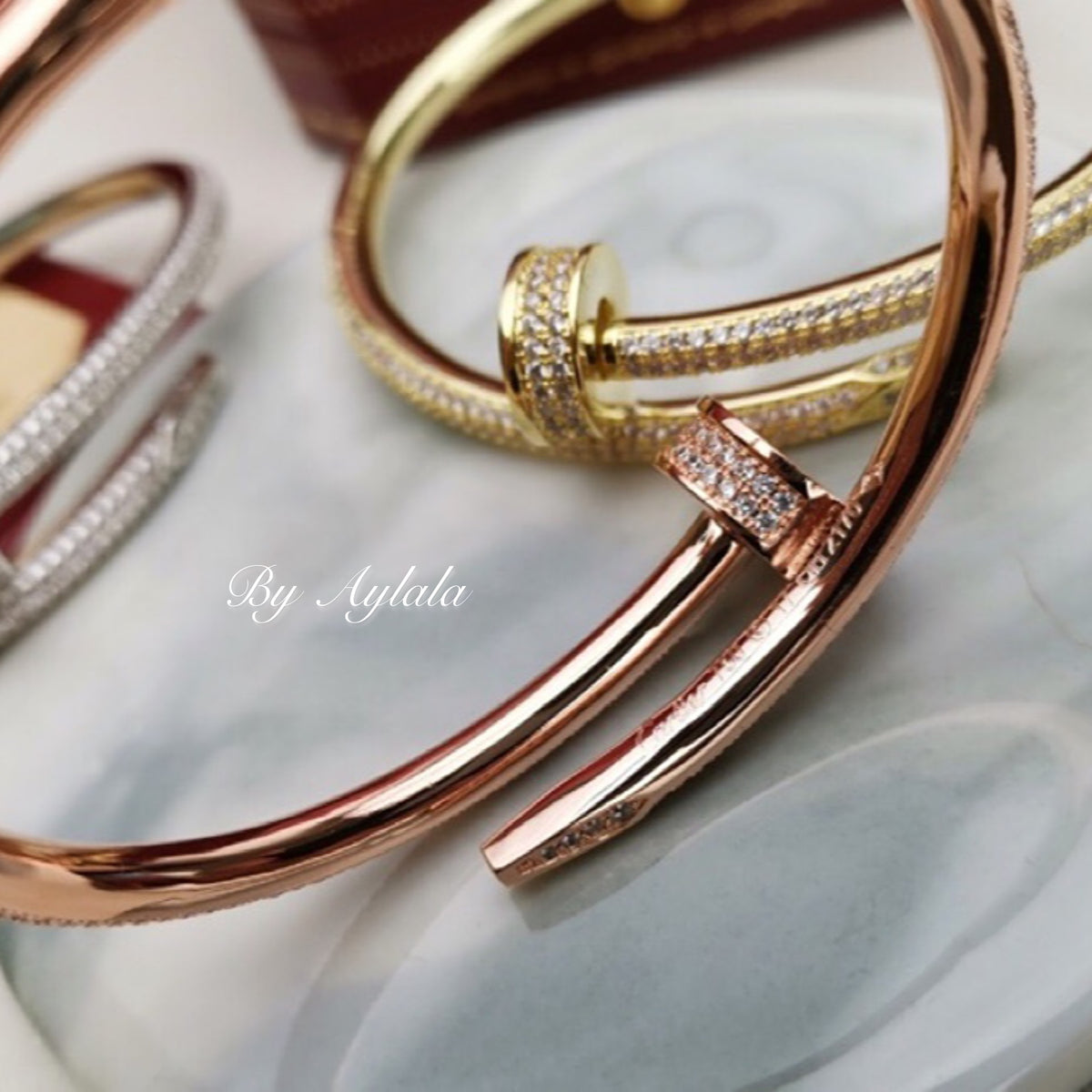 *PRE-ORDER* Diamond Un Clou Bangle