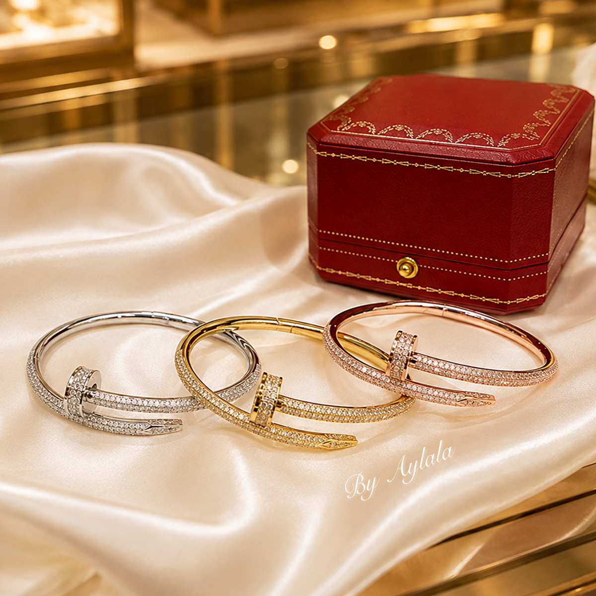 *PRE-ORDER* Diamond Un Clou Bangle