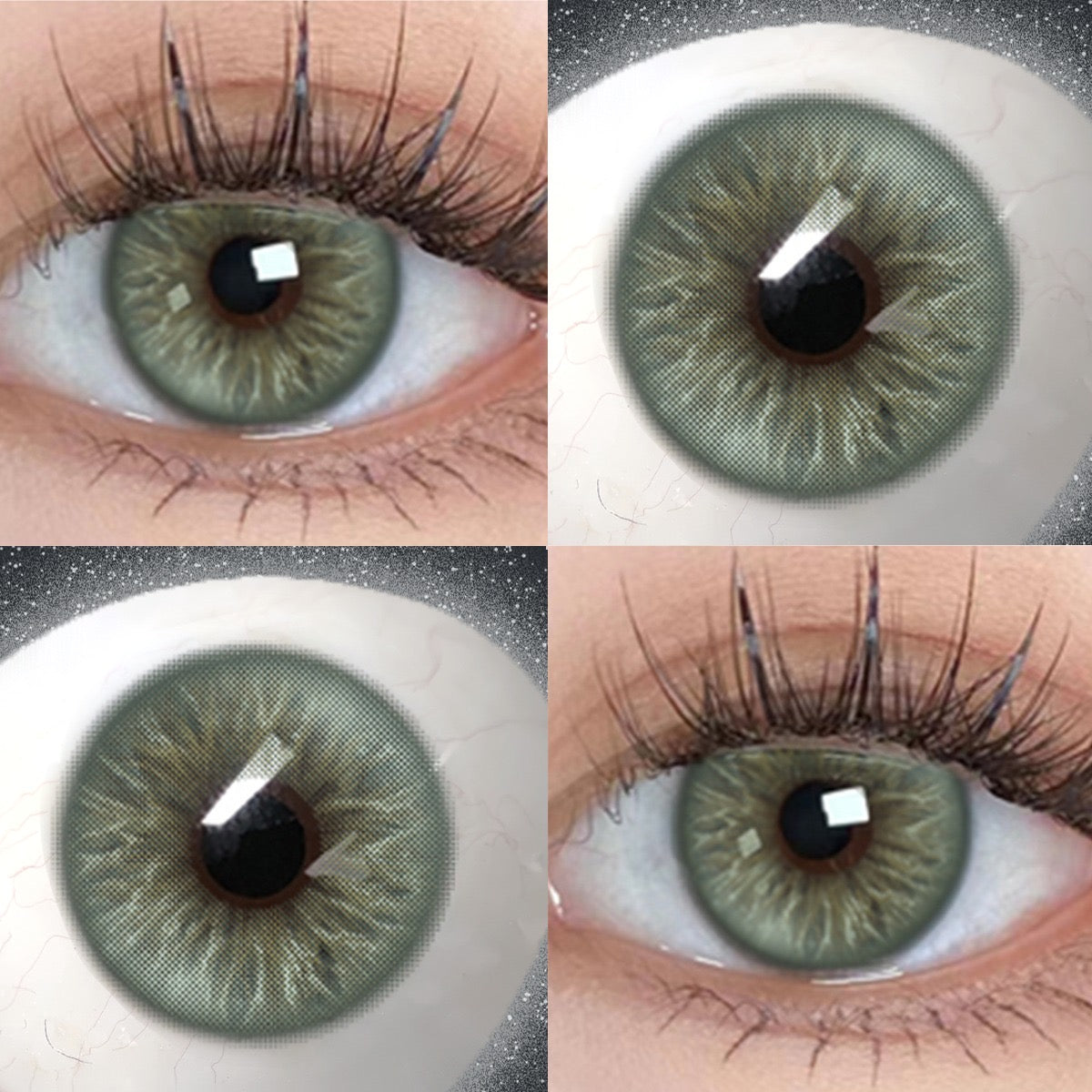 *NEW* DOLLY GREEN COSMETIC LENSES