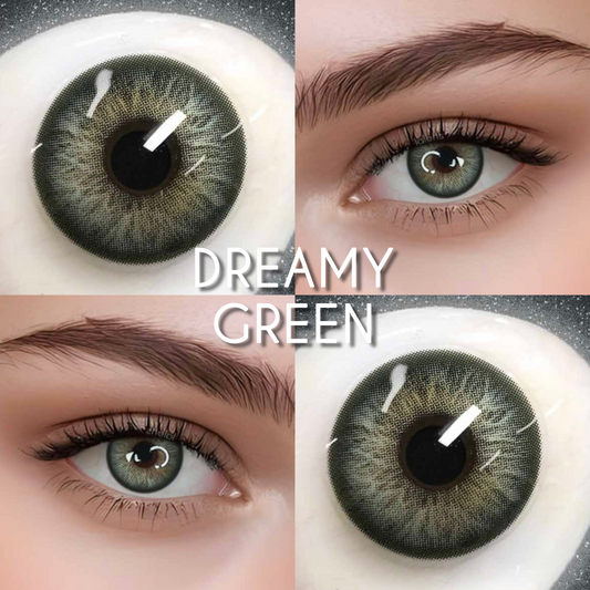 *NEW* DREAMY GREEN COSMETIC LENSES