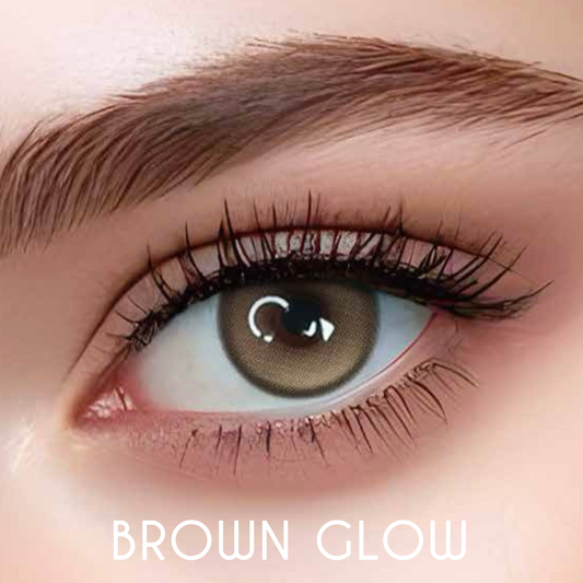 *NEW* BROWN GLOW COSMETIC LENSES